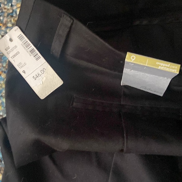 Reitmans Black cropped pant size 9 BNWT - Picture 11 of 11